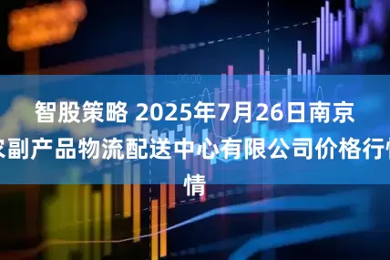 智股策略 2025年7月26日南京农副产品物流配送中心有限公司价格行情