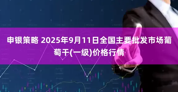 申银策略 2025年9月11日全国主要批发市场葡萄干(一级)价格行情